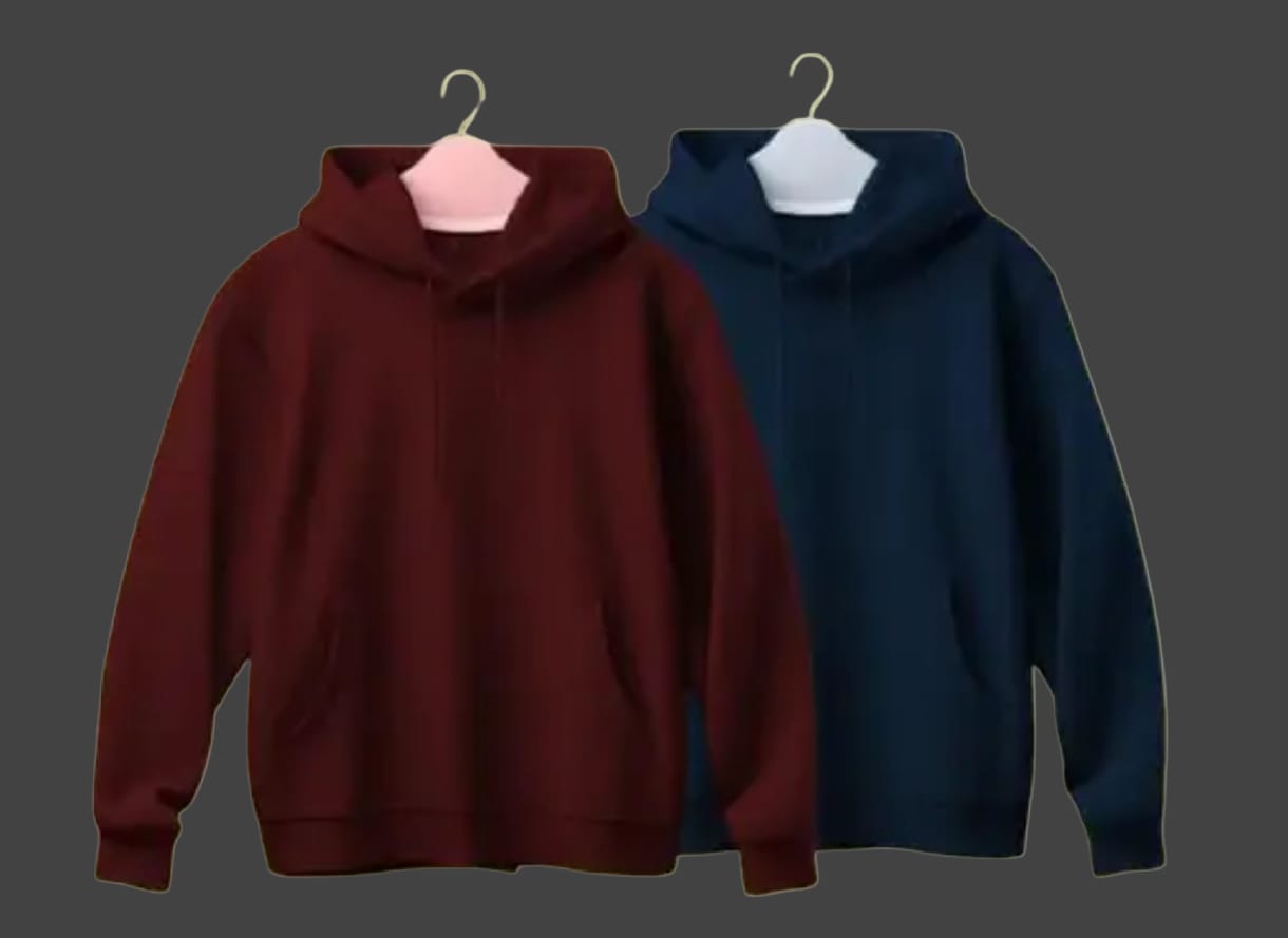 HOODIES 2 COMBO RED & Nevy Blue |SWEET HOODIE..