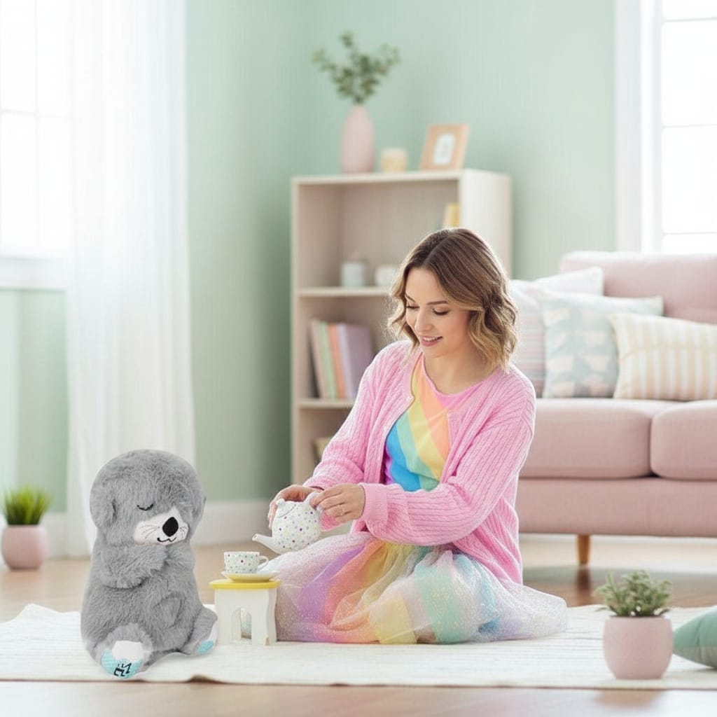 Breathing Teddy Bear with Soothing Music, Comfort Plush Original